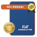 Placa 100% Borracha SBR FLAT - 1,30 x 0,80 - Espessura 11MM